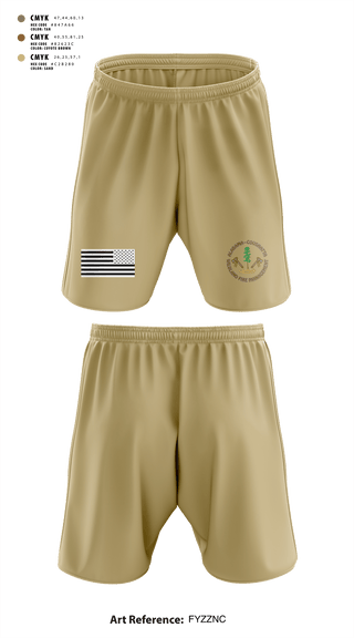 Athletic Shorts With Pockets, Alabama-Coushatta Wildland Fire Management, Fire Department, Teamtime, Team time, sublimation, custom sports apparel, team uniforms, spirit wear, spiritwear, sports uniforms, custom shirts, team store, custom team store, fundraiser sports, apparel fundraiser