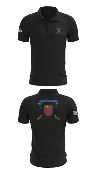 Short Sleeve Performance Polo, 2nd Battalion, Army, Teamtime, Team time, sublimation, custom sports apparel, team uniforms, spirit wear, spiritwear, sports uniforms, custom shirts, team store, custom team store, fundraiser sports, apparel fundraiser