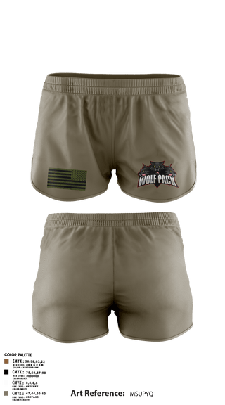 Ranger Panties, 501st BSB, Army, Teamtime, Team time, sublimation, custom sports apparel, team uniforms, spirit wear, spiritwear, sports uniforms, custom shirts, team store, custom team store, fundraiser sports, apparel fundraiser