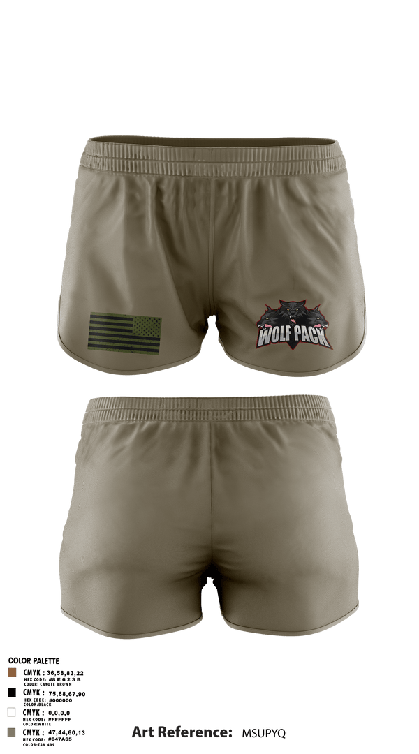 Ranger Panties, 501st BSB, Army, Teamtime, Team time, sublimation, custom sports apparel, team uniforms, spirit wear, spiritwear, sports uniforms, custom shirts, team store, custom team store, fundraiser sports, apparel fundraiser