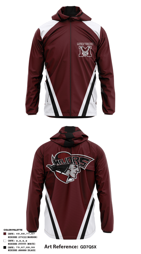 Windbreaker, Mount vernon, Track & Field, Teamtime, Team time, sublimation, custom sports apparel, team uniforms, spirit wear, spiritwear, sports uniforms, custom shirts, team store, custom team store, fundraiser sports, apparel fundraiser