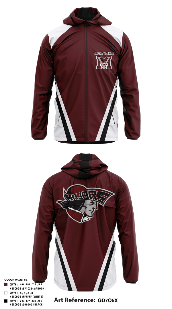 Windbreaker, Mount vernon, Track & Field, Teamtime, Team time, sublimation, custom sports apparel, team uniforms, spirit wear, spiritwear, sports uniforms, custom shirts, team store, custom team store, fundraiser sports, apparel fundraiser