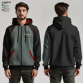 PUNK N DRUBLIC 13971685 Zip Hoodie - 1
