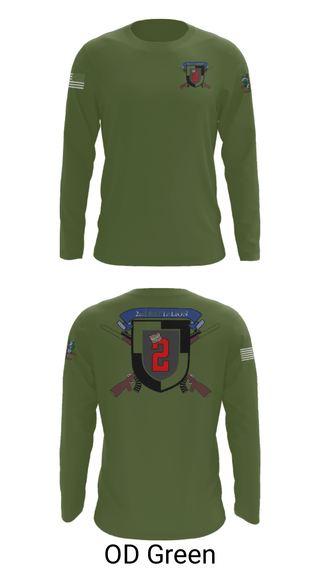 Long Sleeve Performance Shirt, 2nd Battalion, Army, Teamtime, Team time, sublimation, custom sports apparel, team uniforms, spirit wear, spiritwear, sports uniforms, custom shirts, team store, custom team store, fundraiser sports, apparel fundraiser