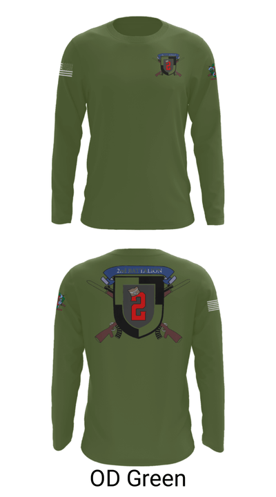 2nd Battalion 43692183 Long Sleeve Performance Shirt - 46