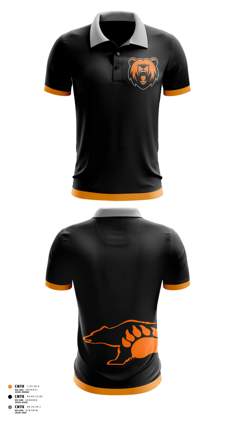 Short Sleeve Performance Polo, Lucas Cubs, Wrestling, Teamtime, Team time, sublimation, custom sports apparel, team uniforms, spirit wear, spiritwear, sports uniforms, custom shirts, team store, custom team store, fundraiser sports, apparel fundraiser