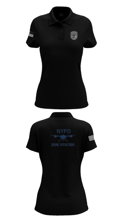 NYPD TARU 76375365 Women's Short Sleeve Performance Polo  - 33