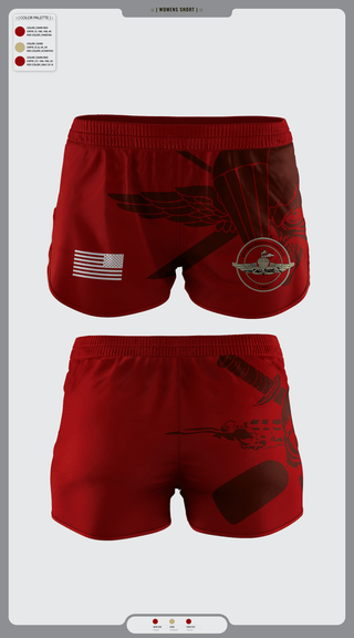 Women's Shorts, 2nd Force Reconnaissance, Marines, Teamtime, Team time, sublimation, custom sports apparel, team uniforms, spirit wear, spiritwear, sports uniforms, custom shirts, team store, custom team store, fundraiser sports, apparel fundraiser