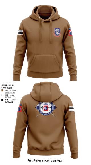 Hoodie, 82nd ADSB H2F, Army, Teamtime, Team time, sublimation, custom sports apparel, team uniforms, spirit wear, spiritwear, sports uniforms, custom shirts, team store, custom team store, fundraiser sports, apparel fundraiser