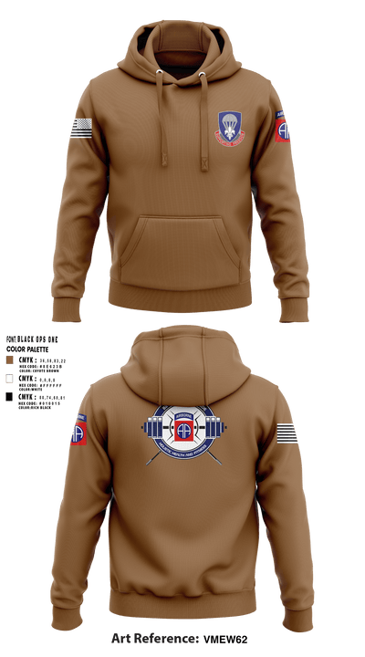 82nd ADSB H2F 64570500 Hoodie - 3