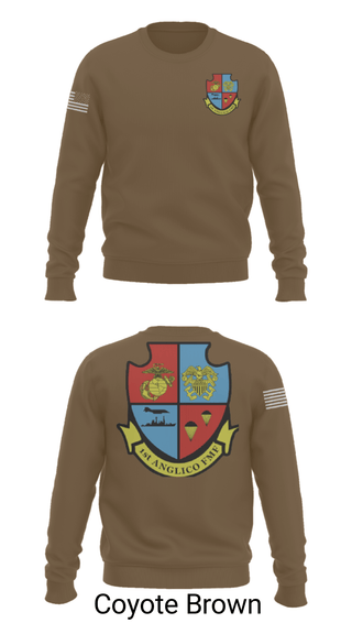 Crew Neck Sweatshirt, 1st Anglico, , Teamtime, Team time, sublimation, custom sports apparel, team uniforms, spirit wear, spiritwear, sports uniforms, custom shirts, team store, custom team store, fundraiser sports, apparel fundraiser