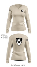 Operations Division Midtown: Community Response Team 21010699 Women's Long Sleeve V-neck Shirt - 3