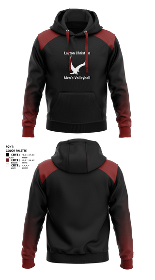 Hoodie, Eagles, Men's Volleyball, Teamtime, Team time, sublimation, custom sports apparel, team uniforms, spirit wear, spiritwear, sports uniforms, custom shirts, team store, custom team store, fundraiser sports, apparel fundraiser