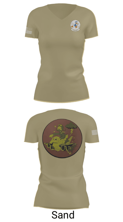6 AMXS 55831023 Women's Short Sleeve V-neck Shirt - 88
