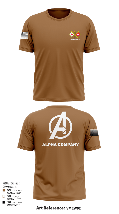 Short Sleeve Performance Shirt, Alpha Company, Army, Teamtime, Team time, sublimation, custom sports apparel, team uniforms, spirit wear, spiritwear, sports uniforms, custom shirts, team store, custom team store, fundraiser sports, apparel fundraiser