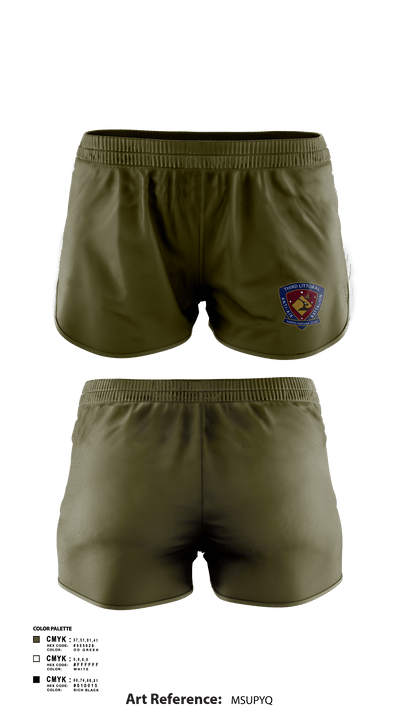 3D LAAB 52111712 Women's Shorts - 1