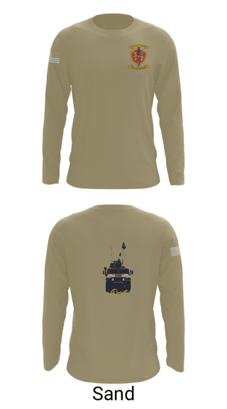 Long Sleeve Performance Shirt, 3/7 India Co. Wpns Plt, Marines, Teamtime, Team time, sublimation, custom sports apparel, team uniforms, spirit wear, spiritwear, sports uniforms, custom shirts, team store, custom team store, fundraiser sports, apparel fundraiser