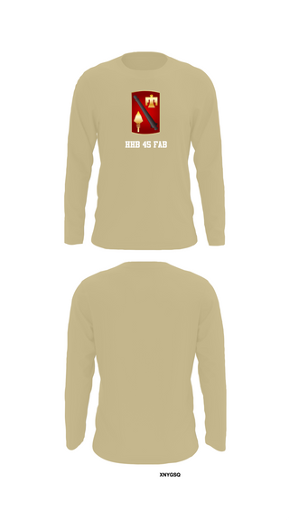 Long Sleeve Performance Shirt, HHB 45 FAB, , Teamtime, Team time, sublimation, custom sports apparel, team uniforms, spirit wear, spiritwear, sports uniforms, custom shirts, team store, custom team store, fundraiser sports, apparel fundraiser