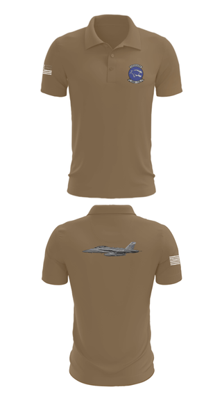 Short Sleeve Performance Polo, VAQ-139 Cougars, Navy, Teamtime, Team time, sublimation, custom sports apparel, team uniforms, spirit wear, spiritwear, sports uniforms, custom shirts, team store, custom team store, fundraiser sports, apparel fundraiser