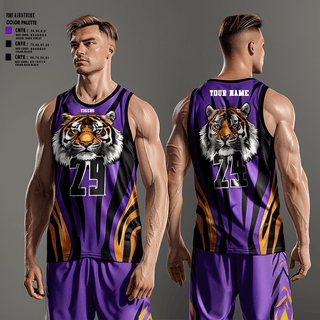 Mens Basketball Jersey, Tigers, Men's Basketball, Teamtime, Team time, sublimation, custom sports apparel, team uniforms, spirit wear, spiritwear, sports uniforms, custom shirts, team store, custom team store, fundraiser sports, apparel fundraiser