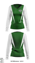 Concord High School Cross Country 53059740 Women's Long Sleeve V-neck Shirt - 41