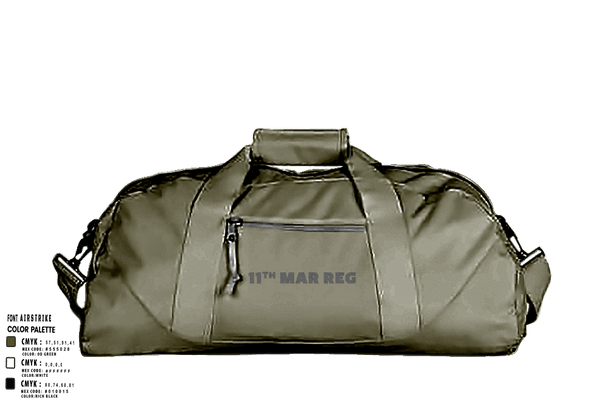 Duffle Bag, 11Th MAR REG, Marines, Teamtime, Team time, sublimation, custom sports apparel, team uniforms, spirit wear, spiritwear, sports uniforms, custom shirts, team store, custom team store, fundraiser sports, apparel fundraiser