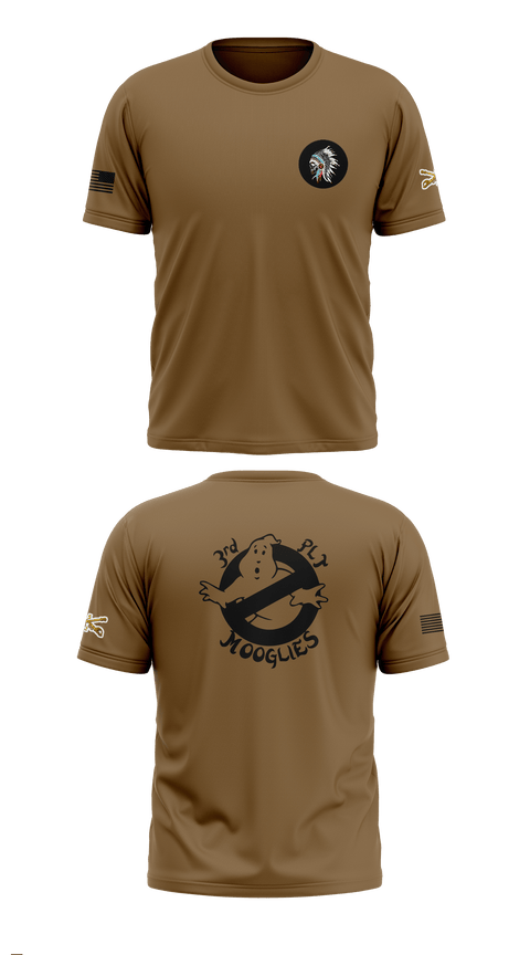 Old School Cotton Feel Shirt, 3rd PLT, Alpha Company, 2nd Cavalry 5th regiment, Army, Teamtime, Team time, sublimation, custom sports apparel, team uniforms, spirit wear, spiritwear, sports uniforms, custom shirts, team store, custom team store, fundraiser sports, apparel fundraiser