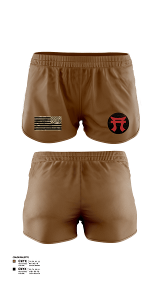 Women's Shorts, 187th Iron Rakkasans, Army, Teamtime, Team time, sublimation, custom sports apparel, team uniforms, spirit wear, spiritwear, sports uniforms, custom shirts, team store, custom team store, fundraiser sports, apparel fundraiser