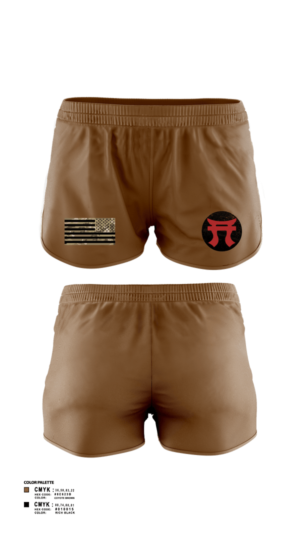 Women's Shorts, 187th Iron Rakkasans, Army, Teamtime, Team time, sublimation, custom sports apparel, team uniforms, spirit wear, spiritwear, sports uniforms, custom shirts, team store, custom team store, fundraiser sports, apparel fundraiser