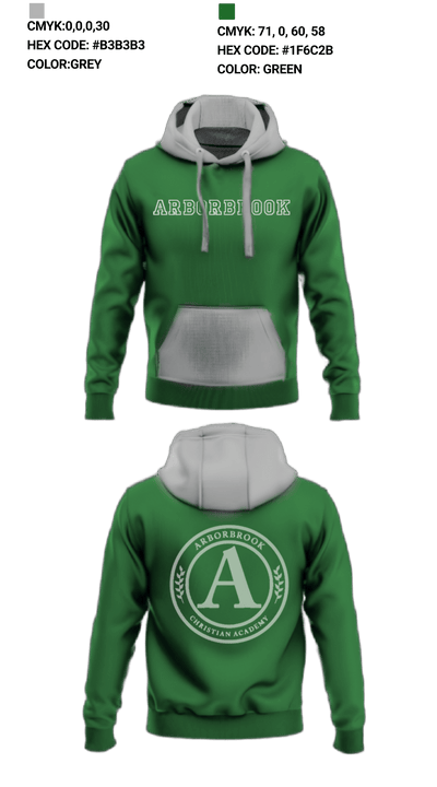 Arborbrook Christian Academy Falcons 15846524 Hoodie - 1