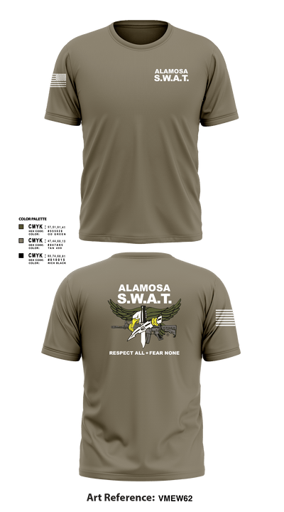 Alamosa SWAT Team 6512641 Short Sleeve Performance Shirt - 1