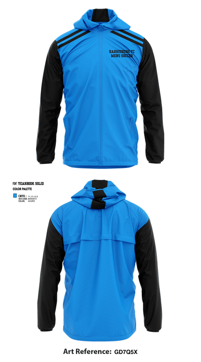 Harrisburg fc 94011538 Windbreaker - 1