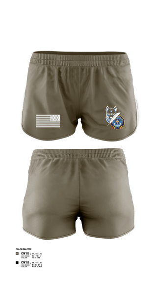 Women's Shorts, DINFOS (Defense Information School), Army, Teamtime, Team time, sublimation, custom sports apparel, team uniforms, spirit wear, spiritwear, sports uniforms, custom shirts, team store, custom team store, fundraiser sports, apparel fundraiser