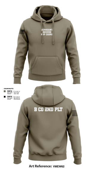Hoodie, B CO 2nd PLT, National Guard, Teamtime, Team time, sublimation, custom sports apparel, team uniforms, spirit wear, spiritwear, sports uniforms, custom shirts, team store, custom team store, fundraiser sports, apparel fundraiser
