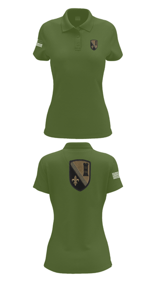 Women's Short Sleeve Performance Polo, 844th ECC, National Guard, Teamtime, Team time, sublimation, custom sports apparel, team uniforms, spirit wear, spiritwear, sports uniforms, custom shirts, team store, custom team store, fundraiser sports, apparel fundraiser