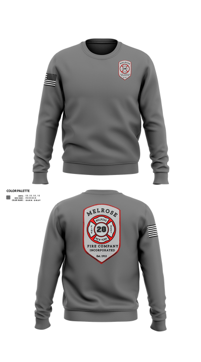 The Melrose Fire Company Incorporated 84438539 Crew Neck Sweatshirt - 22