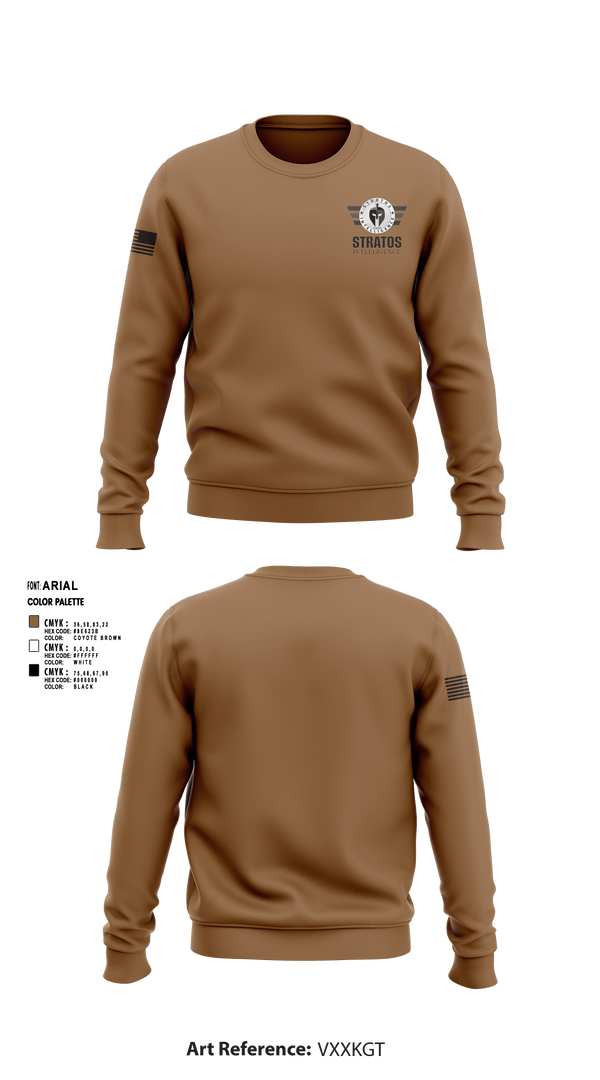 Crew Neck Sweatshirt, Stratos Intelligence, , Teamtime, Team time, sublimation, custom sports apparel, team uniforms, spirit wear, spiritwear, sports uniforms, custom shirts, team store, custom team store, fundraiser sports, apparel fundraiser