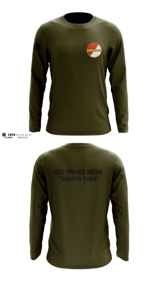 Long Sleeve Performance Shirt, Co D 199TH BSB RECON, National Guard, Teamtime, Team time, sublimation, custom sports apparel, team uniforms, spirit wear, spiritwear, sports uniforms, custom shirts, team store, custom team store, fundraiser sports, apparel fundraiser