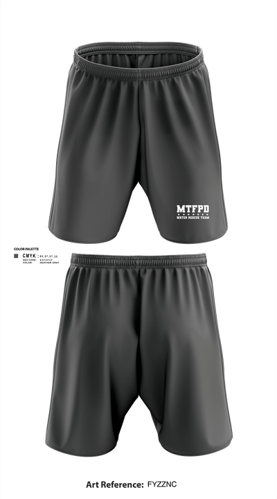 MTFPD Water Rescue Teams 62483869 Athletic Shorts With Pockets - 4