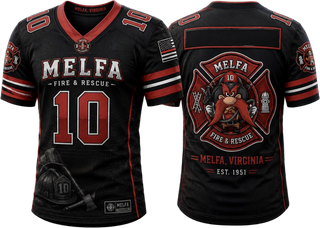 Melfa Vol. Fire & Rescue Co. Inc 83574854 Football Jersey - 3