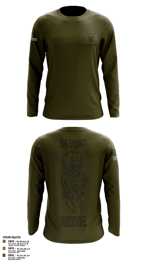 Long Sleeve Performance Shirt, NNSY SCPOA, Navy, Teamtime, Team time, sublimation, custom sports apparel, team uniforms, spirit wear, spiritwear, sports uniforms, custom shirts, team store, custom team store, fundraiser sports, apparel fundraiser