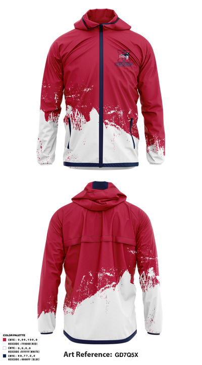 Heritage Patriots Cross Country 48291330 Windbreaker - 1