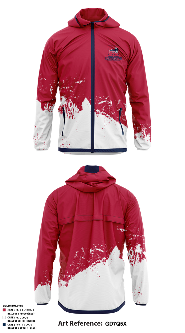 Windbreaker, Heritage Patriots Cross Country, Cross Country, Teamtime, Team time, sublimation, custom sports apparel, team uniforms, spirit wear, spiritwear, sports uniforms, custom shirts, team store, custom team store, fundraiser sports, apparel fundraiser