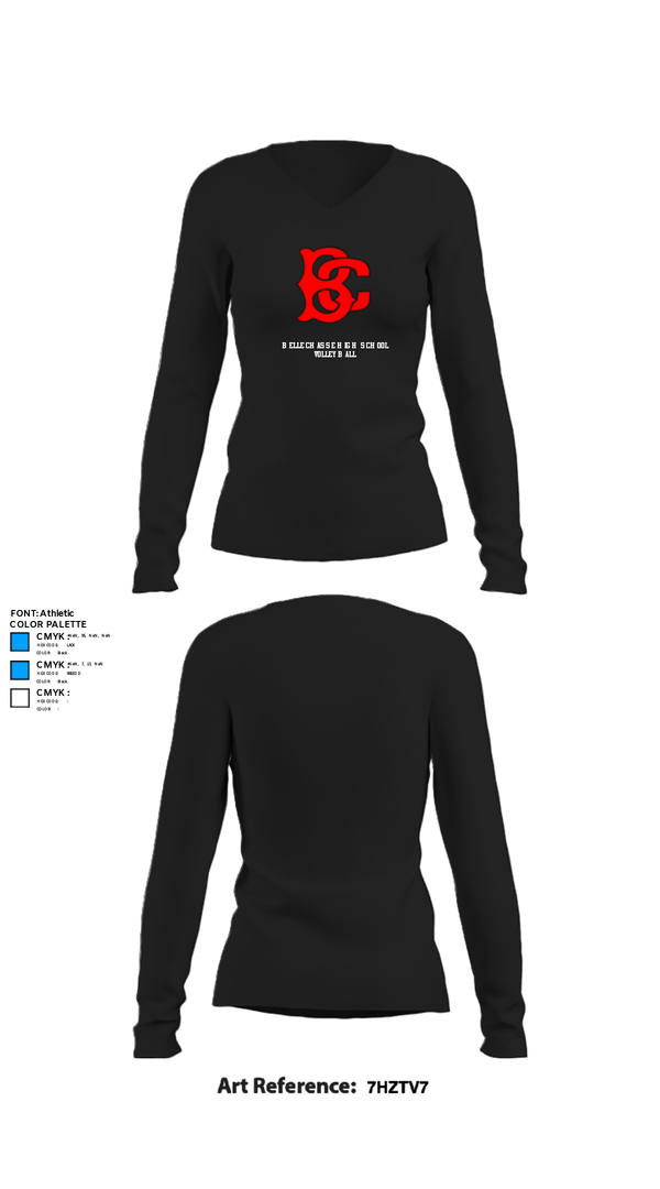 Women's Long Sleeve Vneck Shirt, Belle Chasse High School Volleyball, Women's Volleyball, Teamtime, Team time, sublimation, custom sports apparel, team uniforms, spirit wear, spiritwear, sports uniforms, custom shirts, team store, custom team store, fundraiser sports, apparel fundraiser