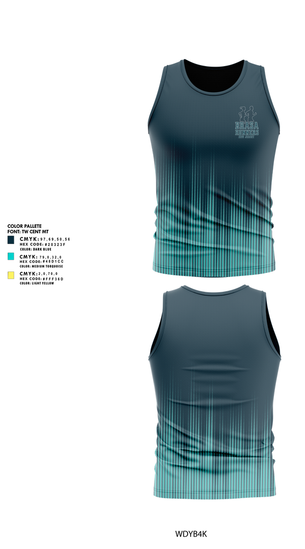 Tank Top, Brasa Runners NJ, Track & Field, Teamtime, Team time, sublimation, custom sports apparel, team uniforms, spirit wear, spiritwear, sports uniforms, custom shirts, team store, custom team store, fundraiser sports, apparel fundraiser