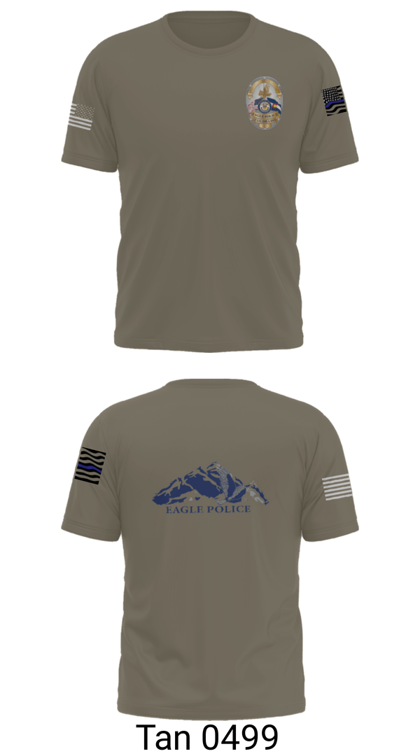 Short Sleeve Performance Shirt, Eagle Police Department, Police, Teamtime, Team time, sublimation, custom sports apparel, team uniforms, spirit wear, spiritwear, sports uniforms, custom shirts, team store, custom team store, fundraiser sports, apparel fundraiser
