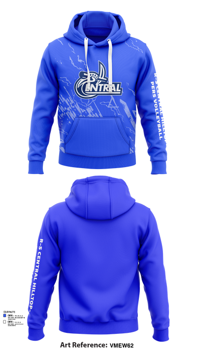 R-S Central Hilltoppers Volleyball 15542633 Hoodie - 81
