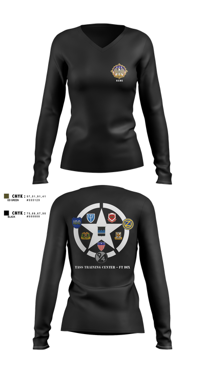 327th MCT Women's Long Sleeve V-neck Shirt - 16