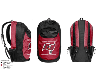 Gear Bag, East Bay Buccaneers Youth Football & Cheerleading, Football, Teamtime, Team time, sublimation, custom sports apparel, team uniforms, spirit wear, spiritwear, sports uniforms, custom shirts, team store, custom team store, fundraiser sports, apparel fundraiser