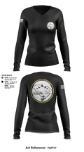 DMO 9989922 Women's Long Sleeve V-neck Shirt - 3
